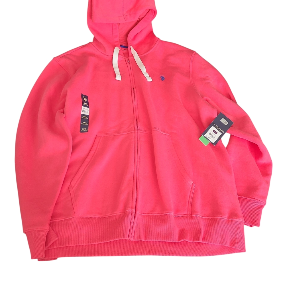 Pink Zip-Up Hoodie